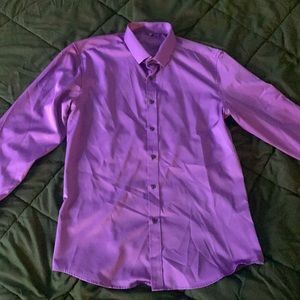 Purple button up Medium